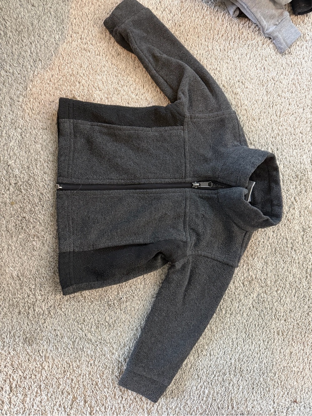 Columbia Kids Gray Full-Zip Fleece Jacket